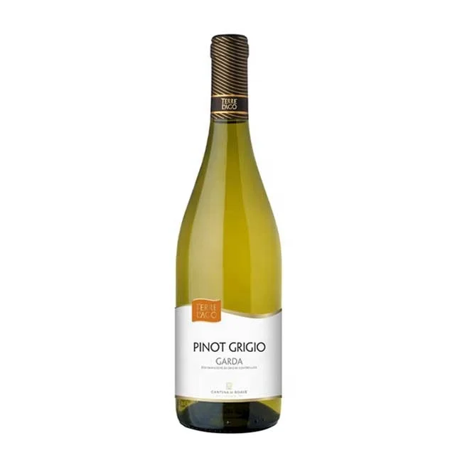 Italian white wine - Pinot Grigio Garda DOC - Terre al Lago - Glass Bottle 0,75 - Color: Straw Yellow - Palate: dry