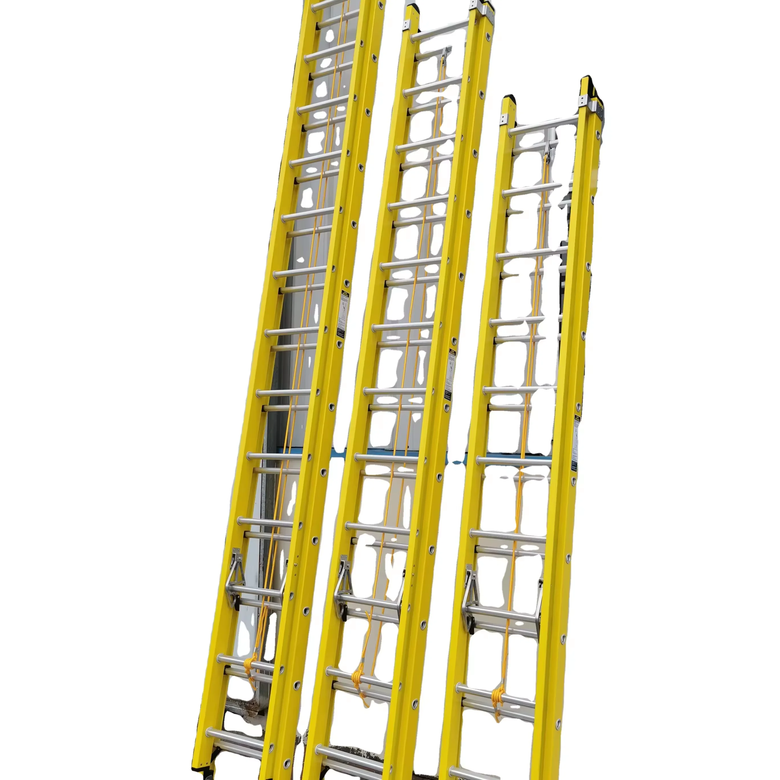 Good Selling Industry Fiberglass Ladder  Safe Heavy Duty Fiberglass Straight Ladder