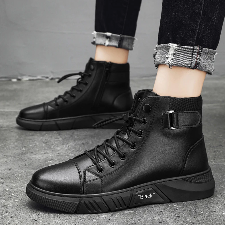 Men Boots Comfortable Quality High Top Shoes New Casual Shoes Botas Breathable Masculinas Super Hot Spring and Autumn Plus Sizes