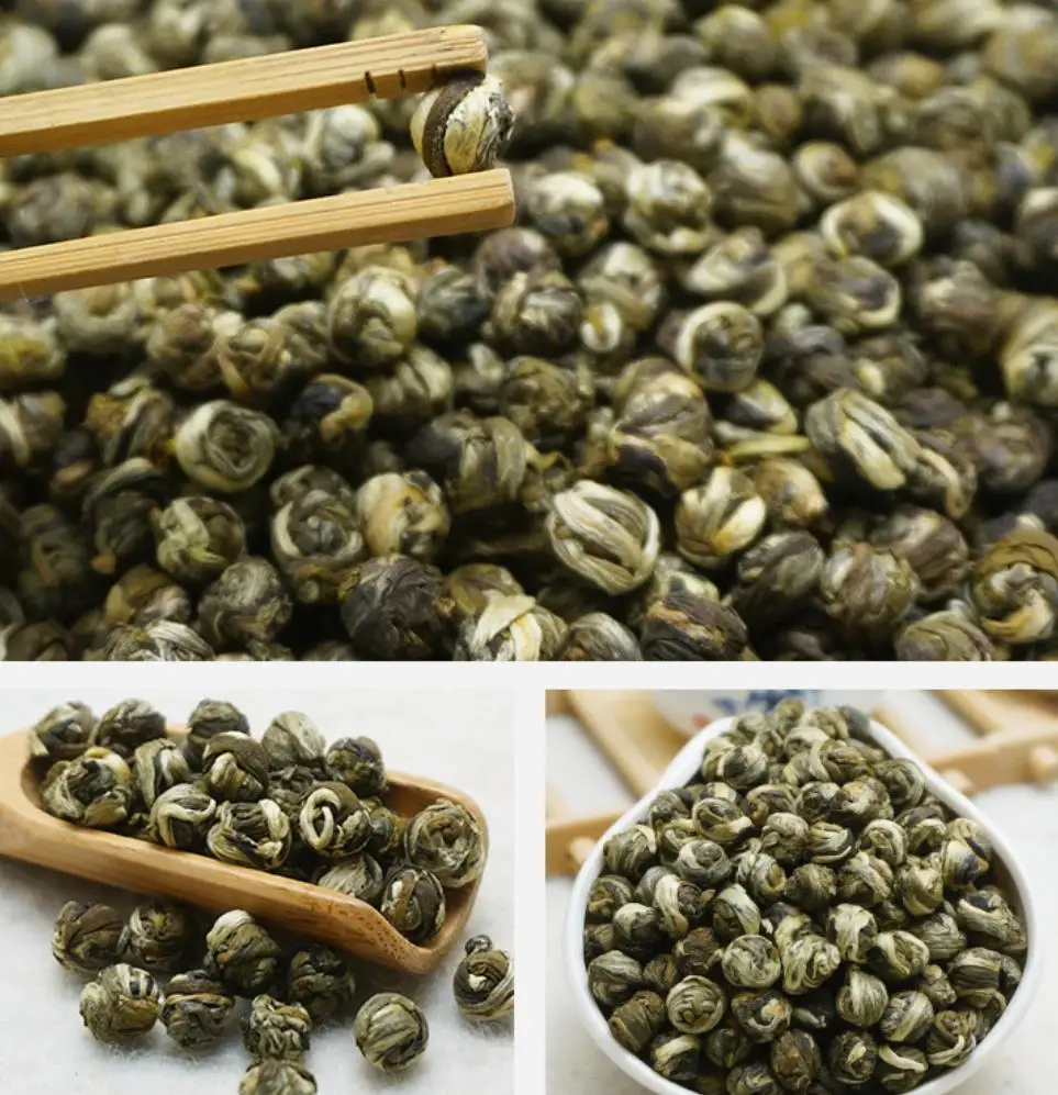 Hot Selling Jasmine Pearl Tea Dragon Ball Shape Scented Green Blooming in Loose Wholesale