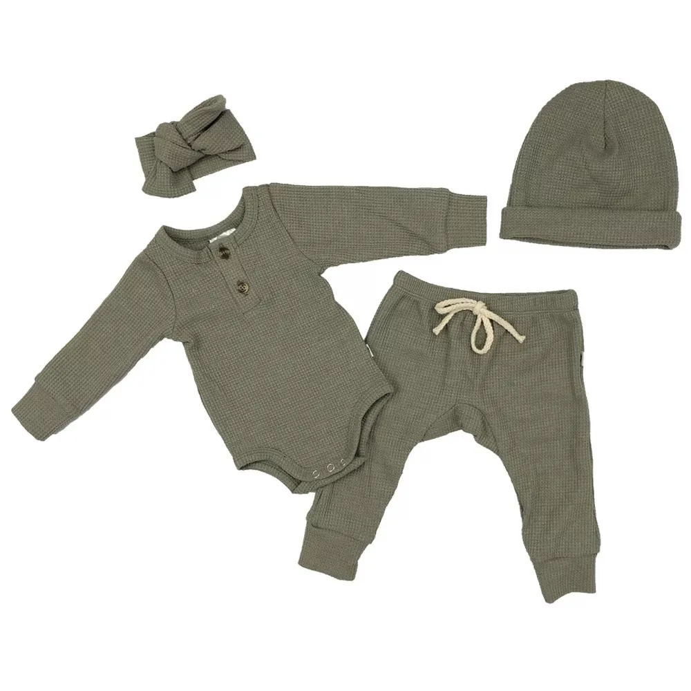 New Sports Style Trendy Cool Summer Autumn Pure Cotton Newborn Baby Unisex Toddler Apparel Romper Clothes Two Piece Set