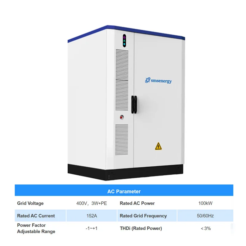 SMS 100kw 215kwh 300kWh battery energy storage power cabinet industrial and commercial BESS 768V 280Ah LiFePO4 lithium batteries
