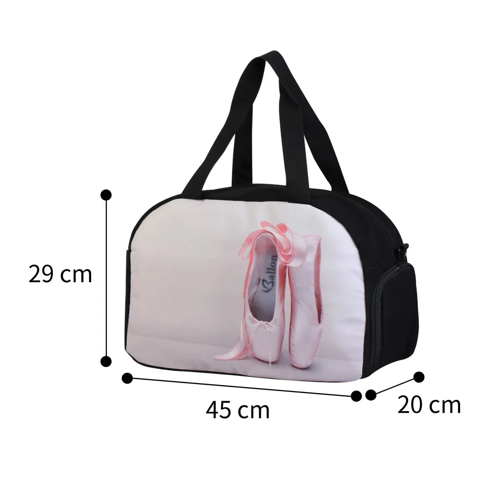 45x29x20cm  Big Size Sublimation Blanks Gym Bags With Removable Flap For Custom Gifts