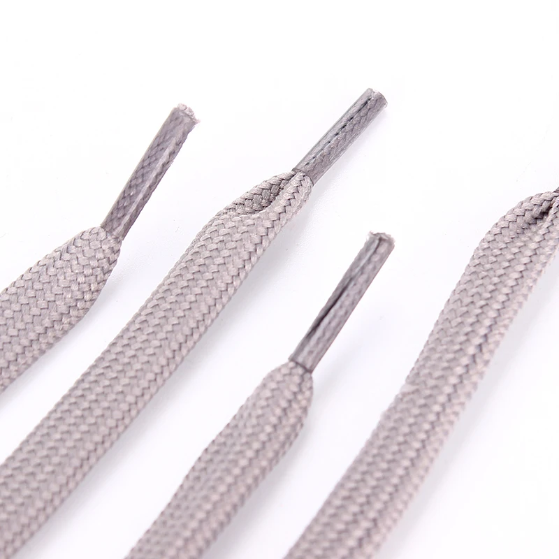 Круглые шнурки с заводским наконечником, толстые плоские толстые шнурки для обуви, широкие шнурки 2/5 дюйма