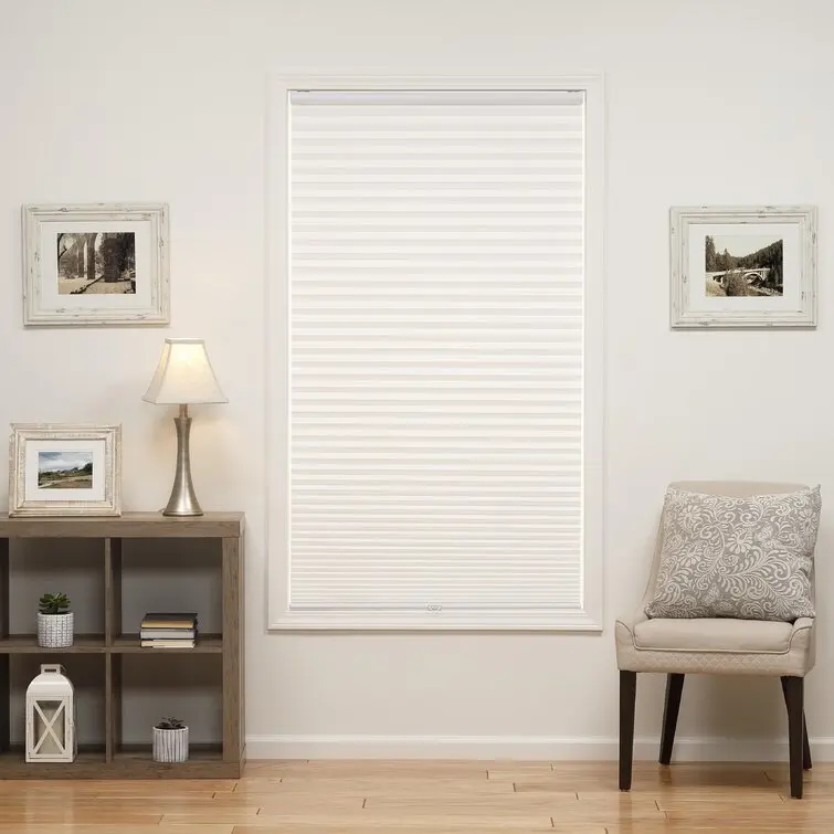 Huasheng Pleated Shade Vertical temporary  Pleated paper blinds shade