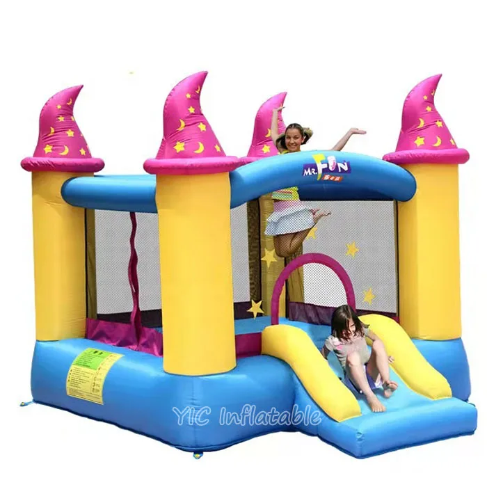 New Child Fun Jumping Bouncy Houses PVC  Jump Inflatable Commercial Bounce House For Kid Party