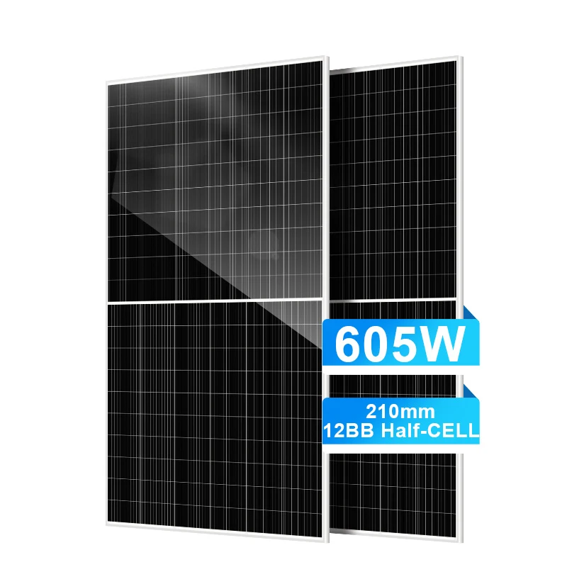 New Stocks 550w 600w 560w Solar Plates 605 Watts Solar Panel Perc Solar Panels