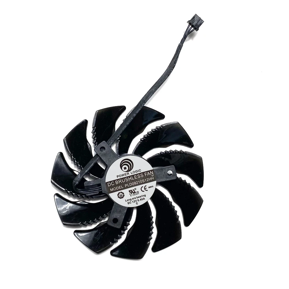 Вентилятор охлаждения T129215SU PLD09210S12HH 3PIN вентилятор охладителя GTX1050 RX560 RX550 для Gigabyte Geforce GTX 1050 1050Ti RX 550 560 Mini