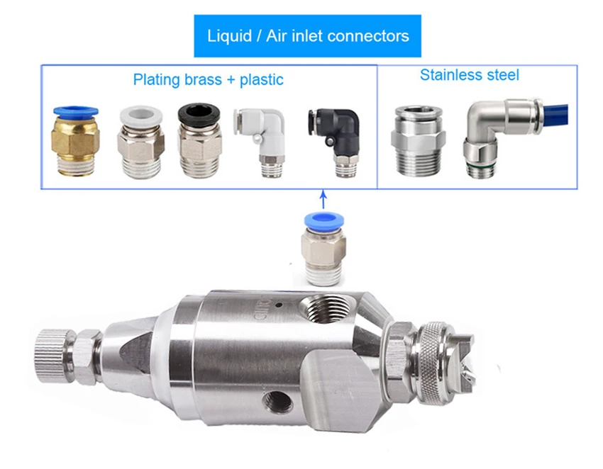 XINHOU High Quality JAU 304SS 316SS Industrial Automatic Air Atomizing Spray Nozzle China