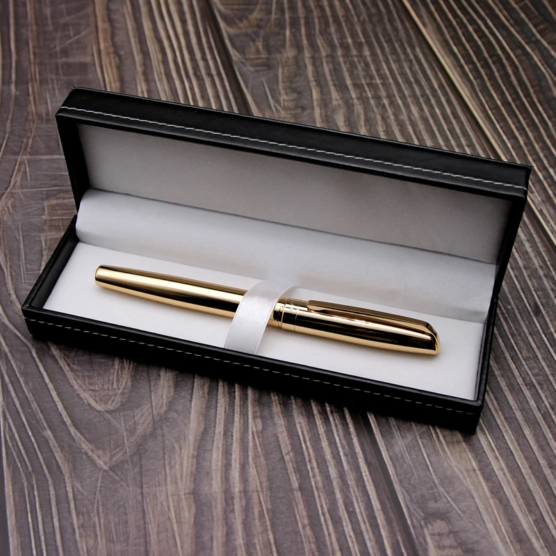
Lingmo Design High Quality Luxury Gold Fountain Pen with custom logo 