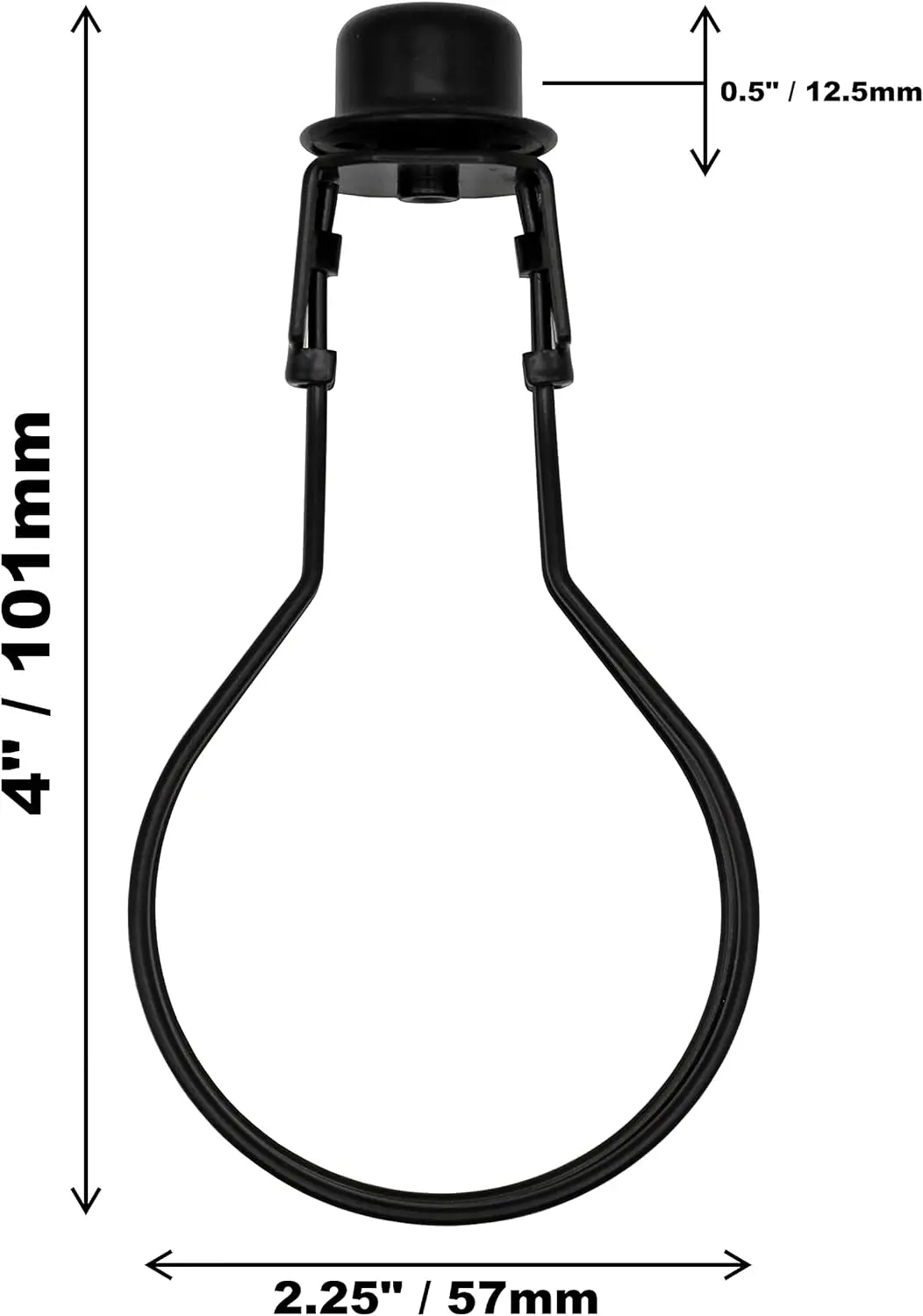 Lamp Shade Light Bulb Clip Adapter,Lamp Shade Holder Includes Finial and Lampshade Levellers to Keep Lamp Shade in Place
