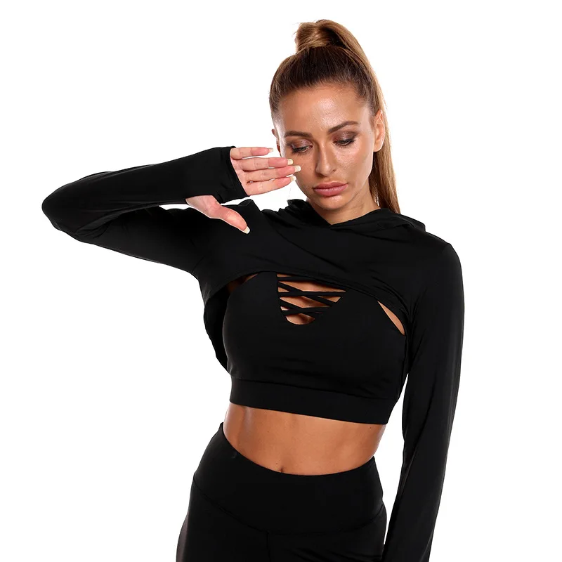 Women Yoga Sets Custom Logo Fitness Gym Wear 3 Piece  High Waisted Pants Activewear