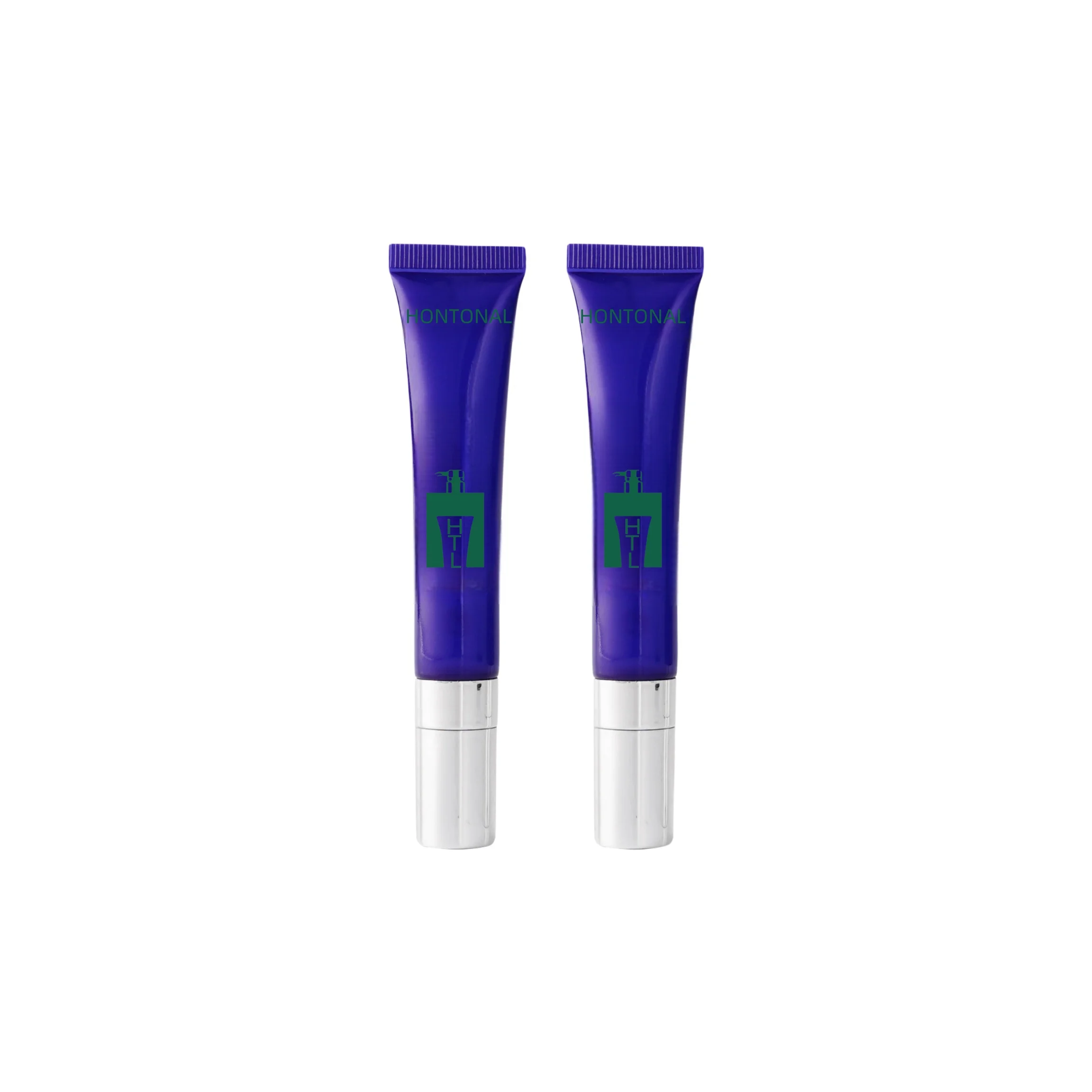 Custom eye cream tube 10ml lipgloss tube 15ml eye cream tube skin care product package with zinc alloy ceramic massage head