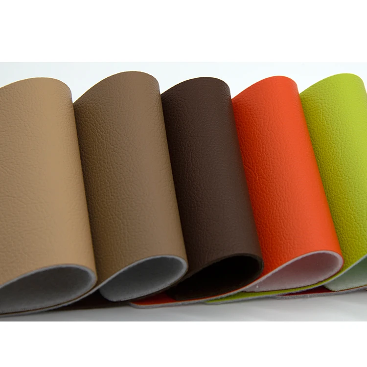 Eco friendly  PVC synthetic leather car seat rexine sofa vinyl upholstery leather 1.4mm faux leather rolls for sales