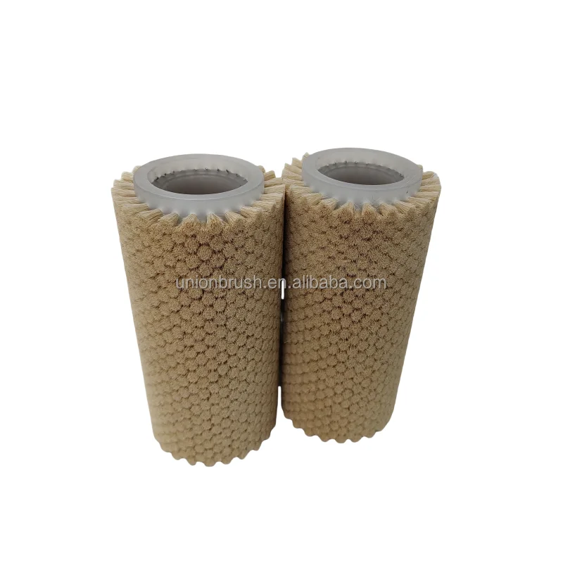 2024 Horse Hair Fruit Waxing Brush Roller for Food Handing and Cleaning
