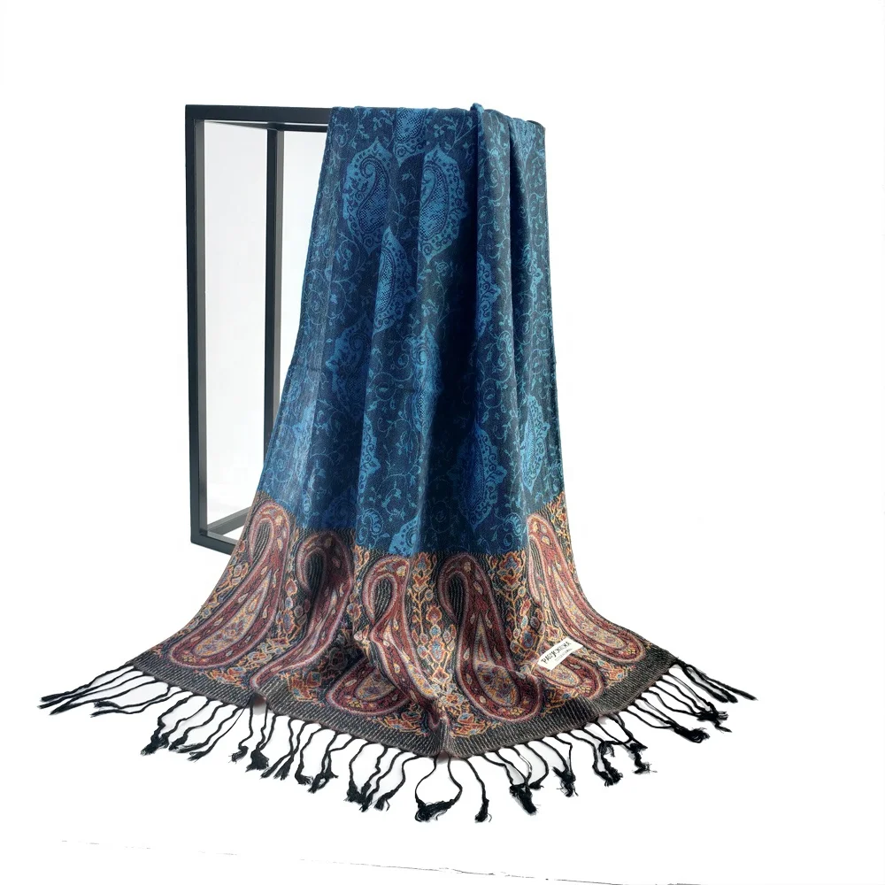 jacquard pashmina shawl scarf women hijab