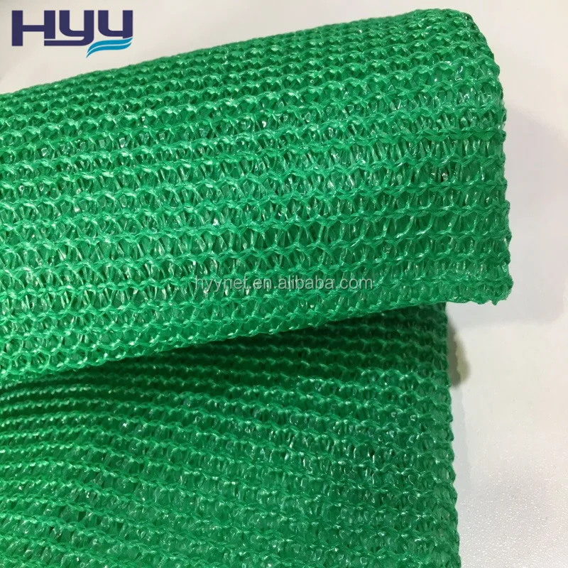 70% Saran Green shade net for agriculture gardening purpose raschel mesh netting
