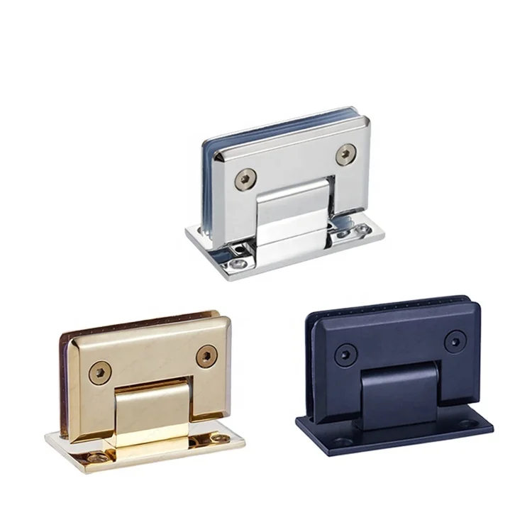 Enclosure screen wall to glass door pivoted brass sliding door lift off shower hinges set for shower room glass