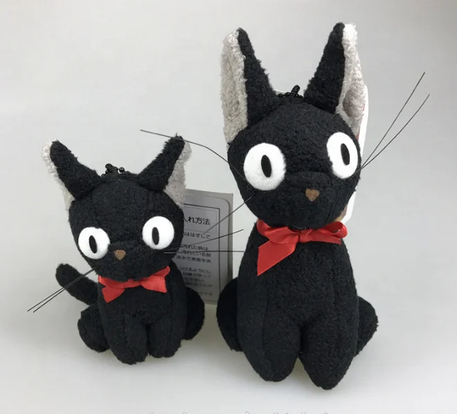 Джиджи кошка Studio Ghibli Hayao Miyazaki Кики черные и красные плюшевые игрушки куклы Kawaii! Черные животных