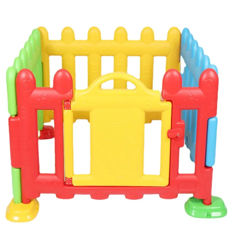 Soft Play Fencing Safety Fun Birthday Home White Fence Panels Play Kids White Fence Plastic Playpen