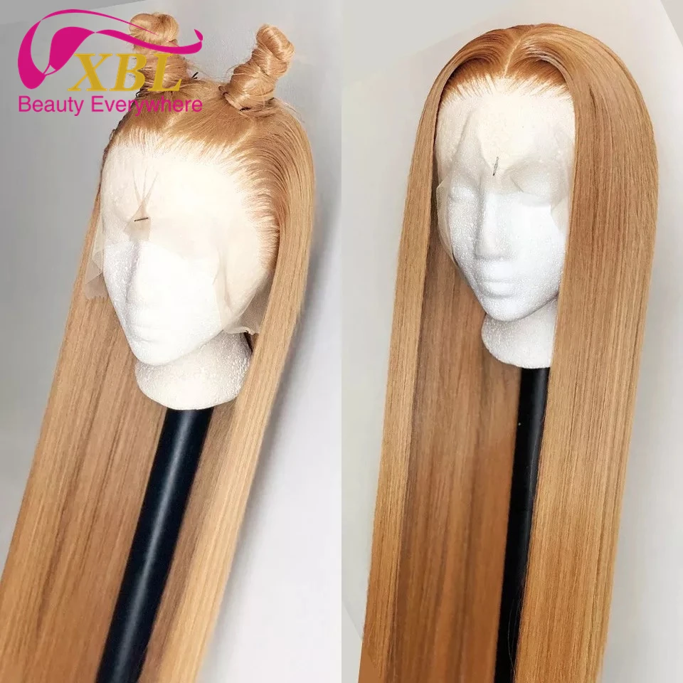 
180% Density Blonde 13x6 Ombre Lace Front Human hair wigs,Mink Brazilian Remy Cuticle Aligned Hair Wig Black Root Blenched Knots 