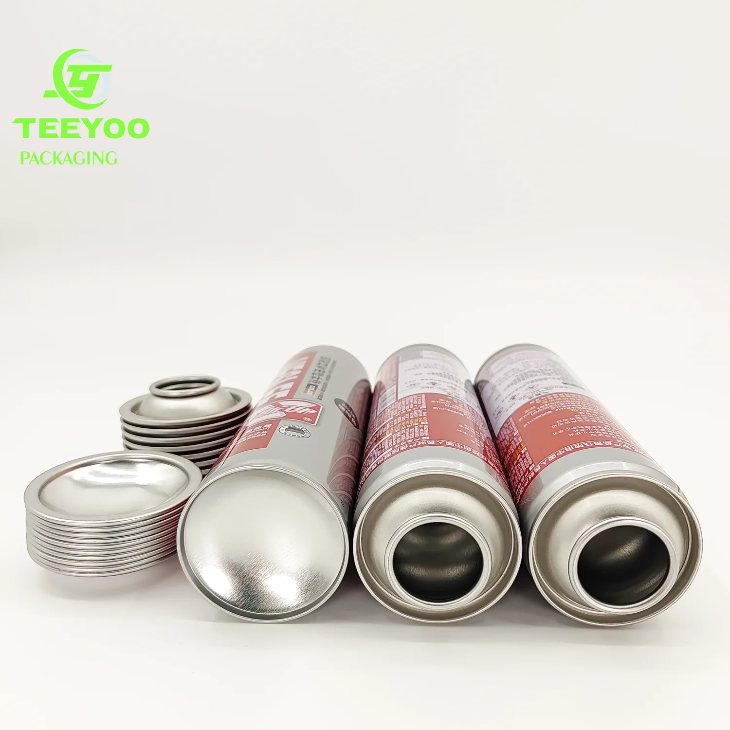 Low Price Tinplate Empty Butane Gas Straight Wall Aerosol Tin Can Custom 45/52/57/60/65mm Tinplate Empty Aerosol bottle ForSpray