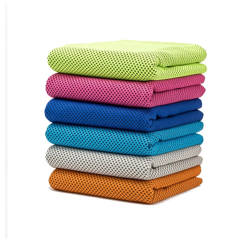 
Amzaon Hotselling UV proof traveling gym sport keep body temperature lower quick cooling ice cool towel Instant cooling towel 