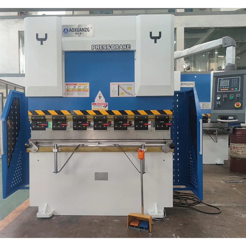 Hydraulic Press Brake, Folding Bender with E21 Controller, NC Sheet Metal Bending Machine for Multi Angle Forming