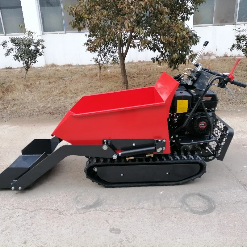 500kg hydraulic small mini dumper mini crawler dumper with stand