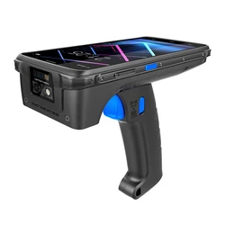 10000mAh 64GB+4GB Mobile Computer 5.45Inch Android 9.0 13 IP65 1D 2D QR Code Barcode Scanner Rugged Pistol Grip Handheld PDAs