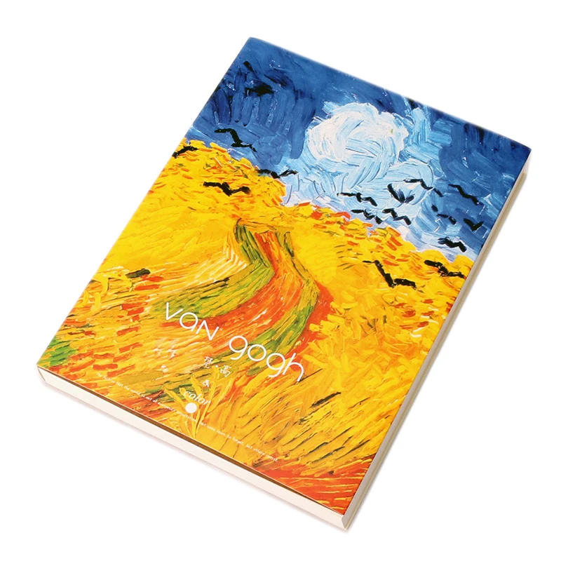120 Sheets Thickened Paper Sketch Book Beige Paper Art Drawing Painting Book Graffiti Sketchbook School Office Stationery
