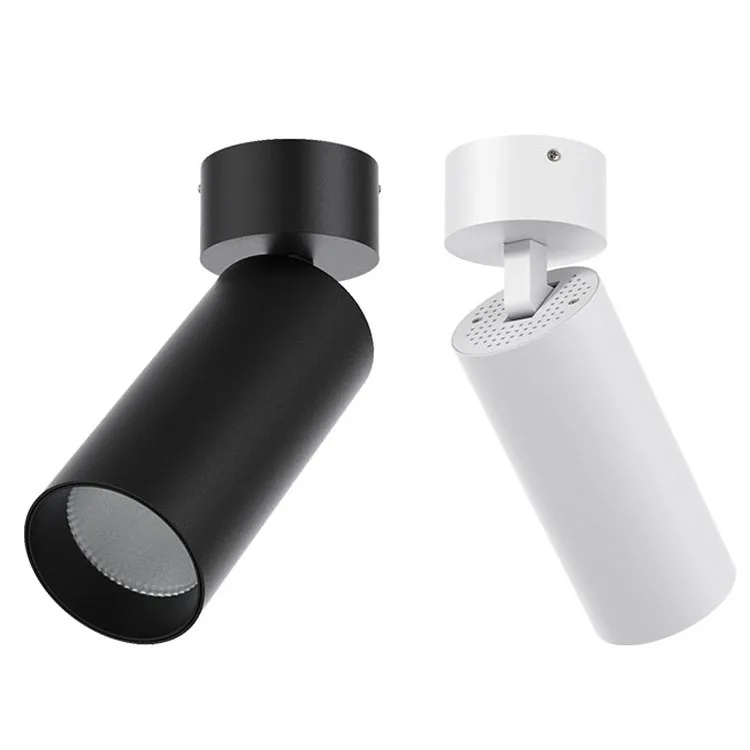 Spot light decorative ceiling spot light 300mm height focusing surface mounted cob downlight for restaurant residential light