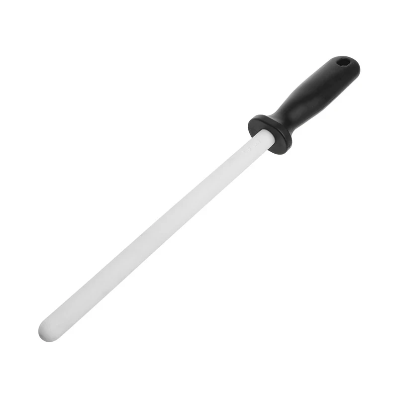 10 inch Ceramic Sharpening Rod Knife Sharpener with ABS Handle Honing Knife Sharpener