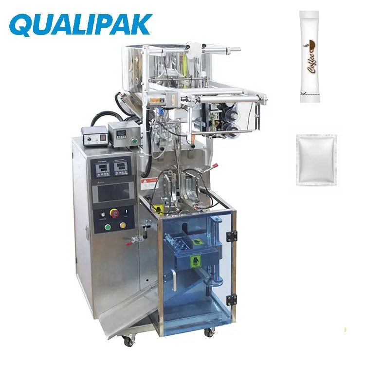 Qualipak Automatic plastic bag liquid fruit juice ice lolly popsicle filling sealing packing machine price
