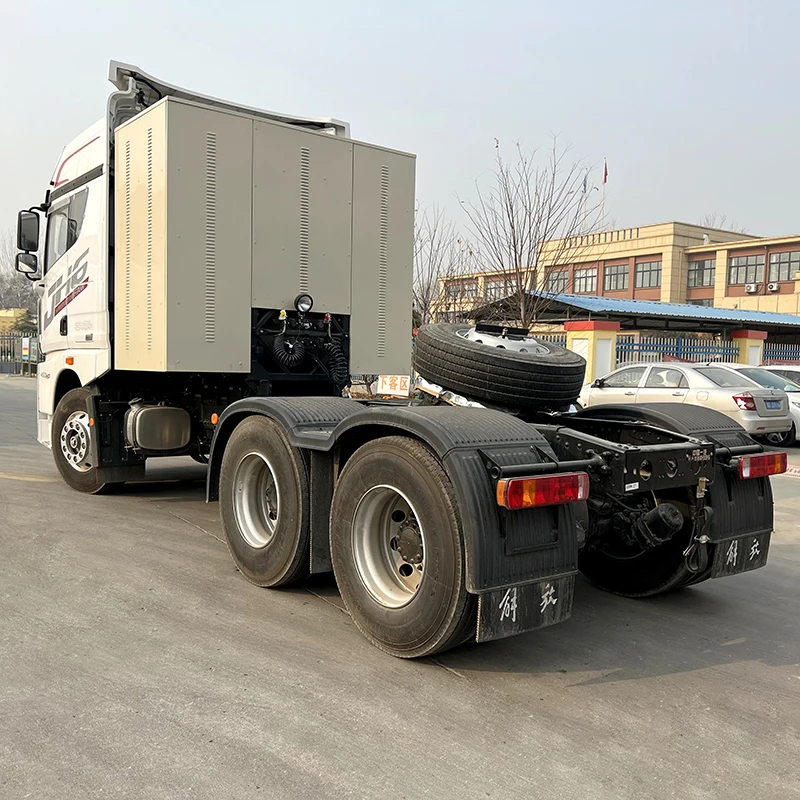 Тяжелая пневматическая подвеска CNG тягач грузовик Faw 6x4 transport