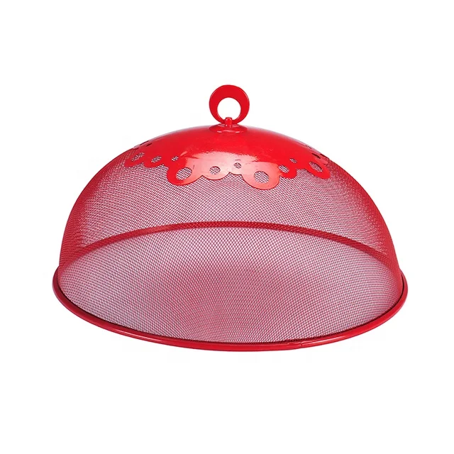 Reusable screen outdoor picnic fine metal mesh dome food cover