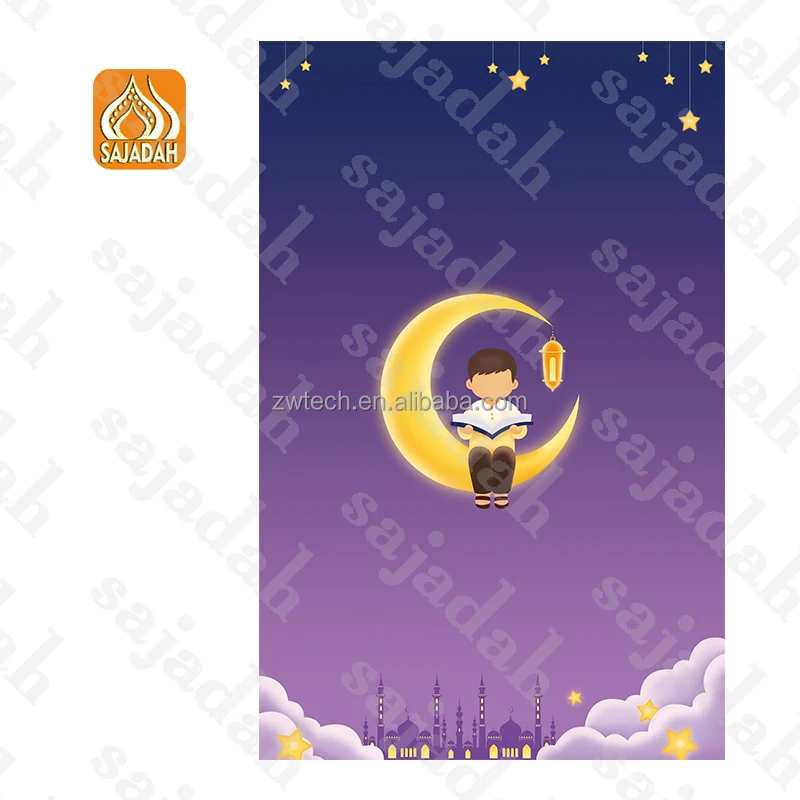 Sajadah Adult Version Muslim Electronic Portable Prayer Rug for Adult Smart Educational Carpet Prayer Mat