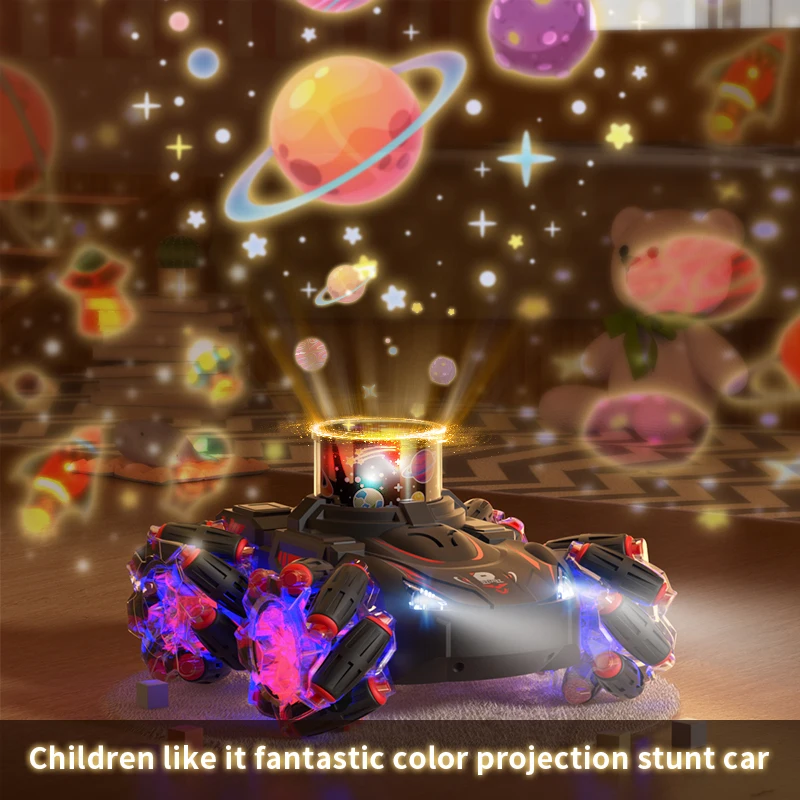 JJRC Q169 Fantastic color projection music light Remote control racing toy car kids gift 4x4 RC Drift stunt car