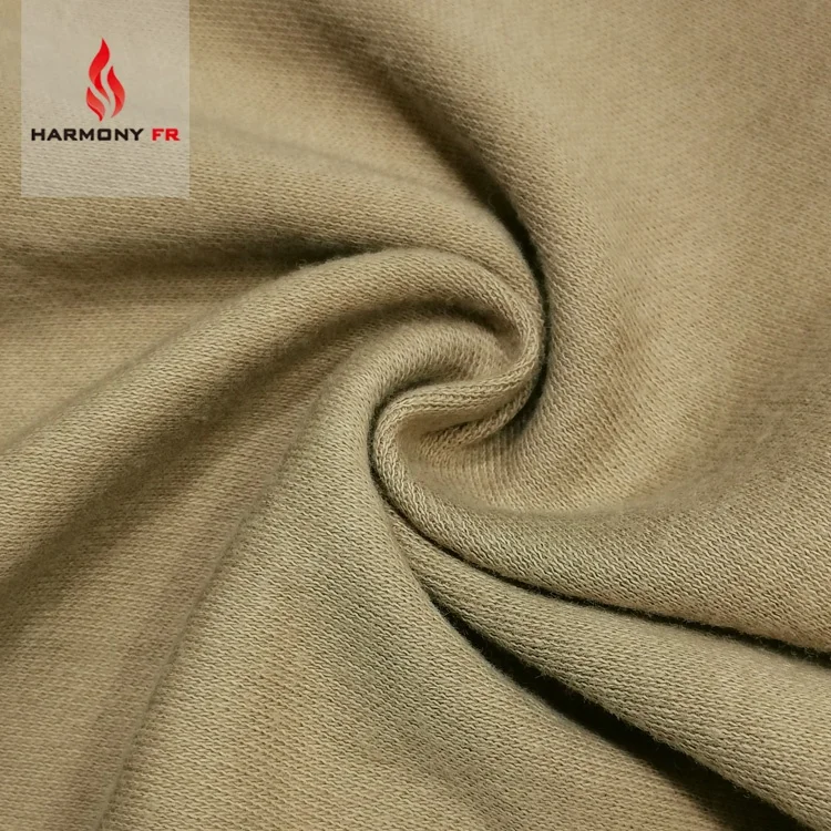 240gsm 100% хлопок кирпечей из глины огнеупорные трикотажного полотна