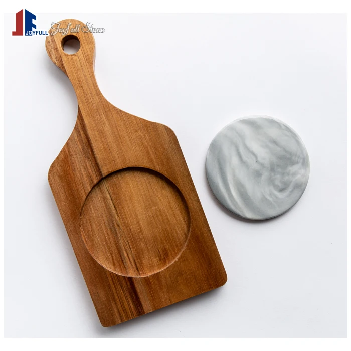 
Natural marble cheese board stone plates white marble 