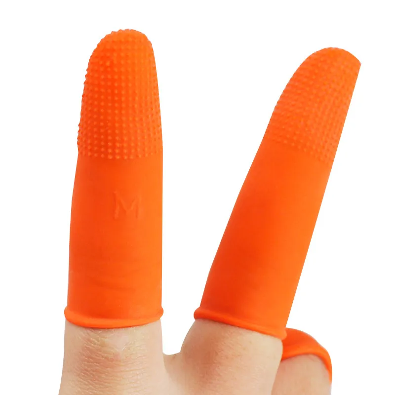 Антистатическая латексная накладка на палец для промышленной защиты, электронная фабрика, накладка на палец