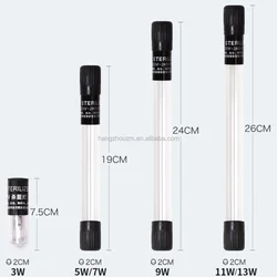 aquarium sterilizer 5w uv germicidal lamp Submersible Ultraviolet Sterilizer Water Disinfection for Fish Tank