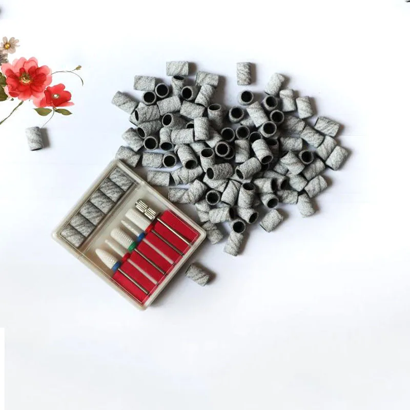 Professional Wholesale  Grit Grinding Sanding Bands Sandpaper Nail Art Drill Sanding Bands For File Nail Drill