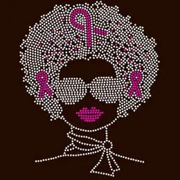 Fashion Girl Rhinestone Jewels Crystal heat transfer for tshirt