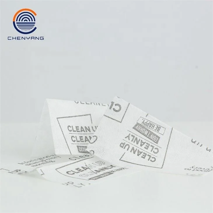 Kitchen Disposable Rags Washing Cleaning Cloth Nonwoven Printed Fabric
