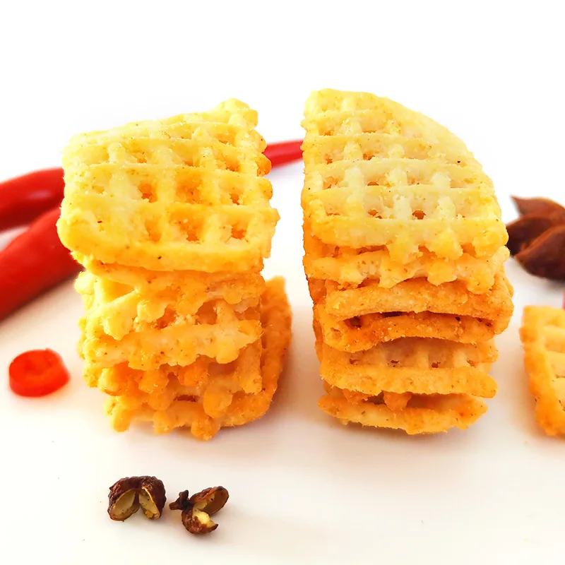 Hot Selling Snacks Spicy Flavor Rice Cracker 105g