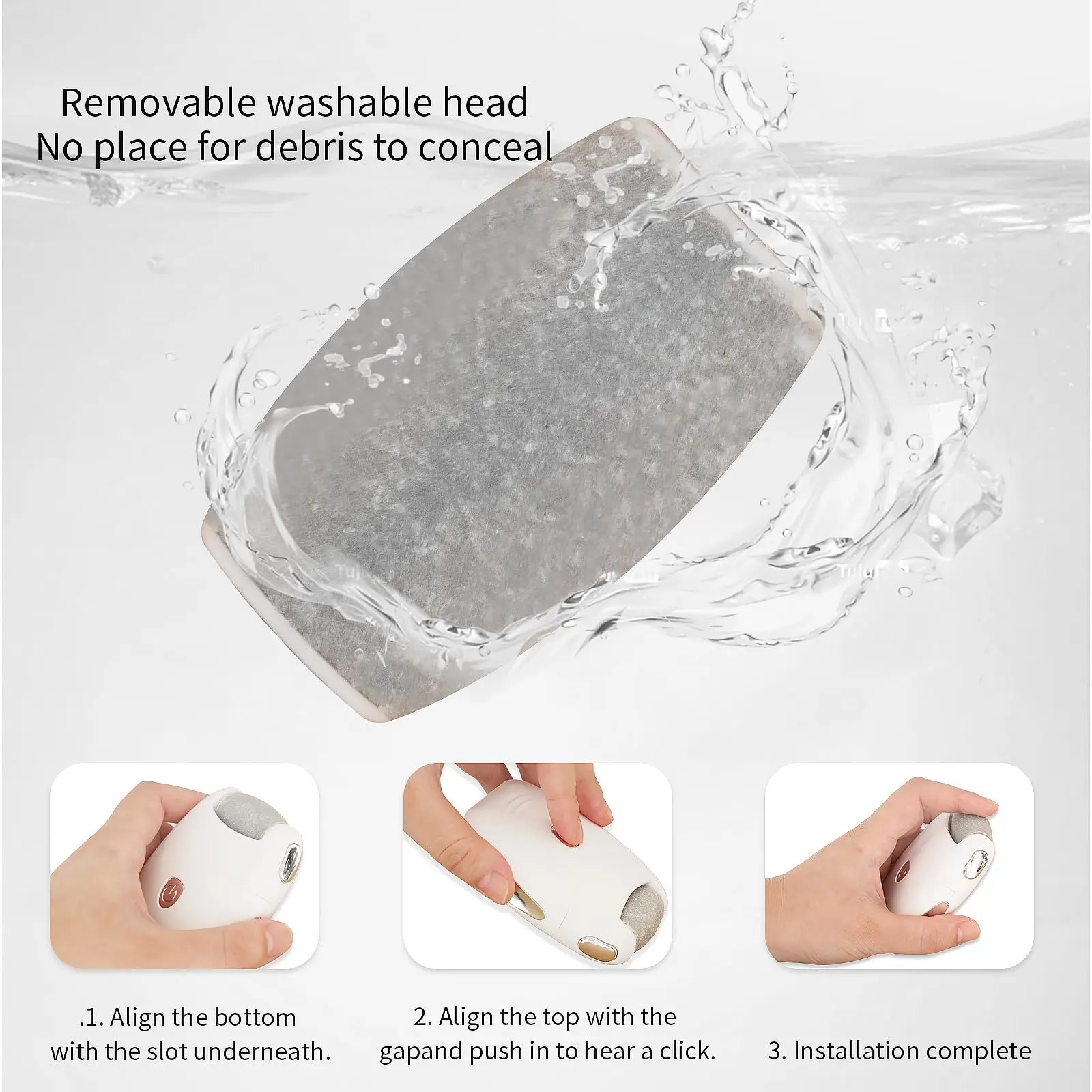 New Electric Foot Grinding Skin Hard Rupture Skin Trimmer Dead Skin Foot Pedicure Rechargeable Foot Care Tool Remover Callus