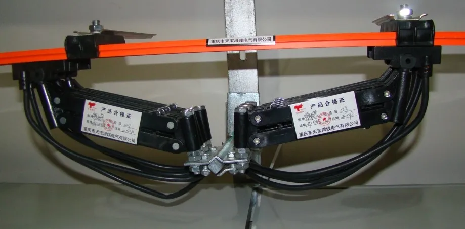 Hot Sale 3P/4P 60A Crane Current Collector With Copper Conductor Rail