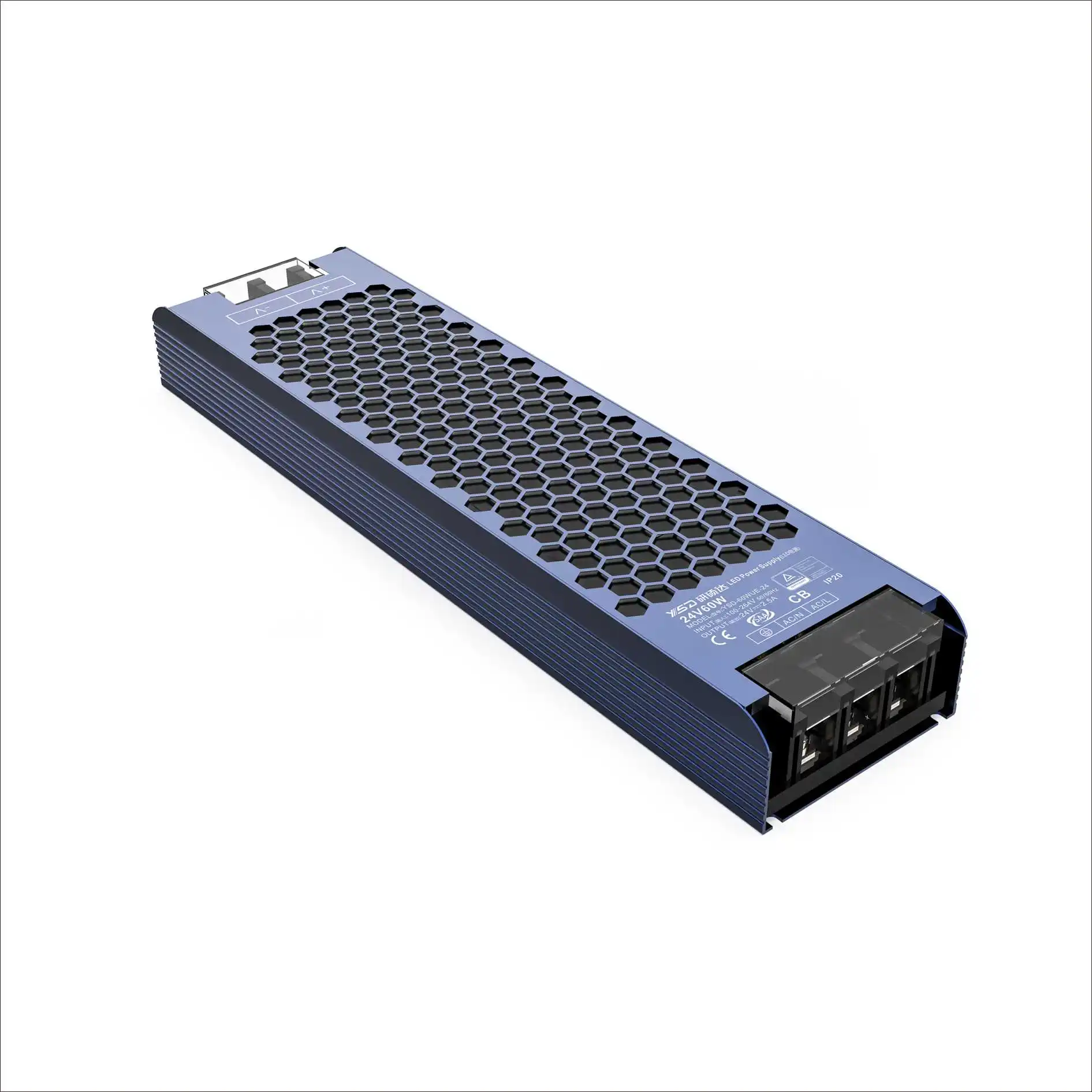 AC100-277VAC output voltage 12v 24v 36v 48v led driver IP20 350w high PFC led power supply