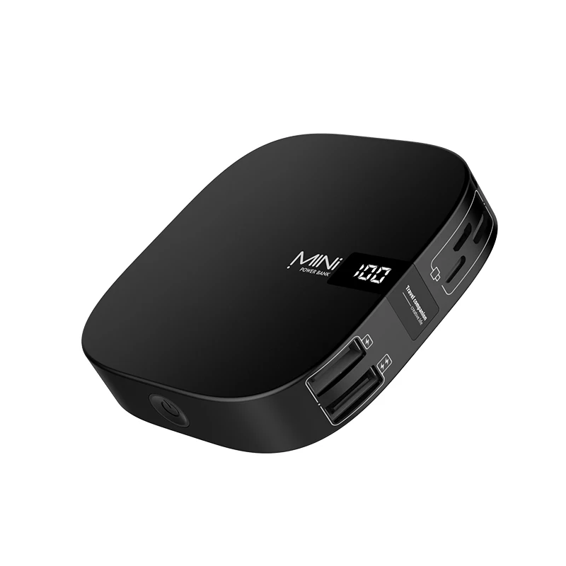 
WELUV 2021 New Promotional Gift Consumer Electronics Travel Slim Power Bank 10000 mAh 